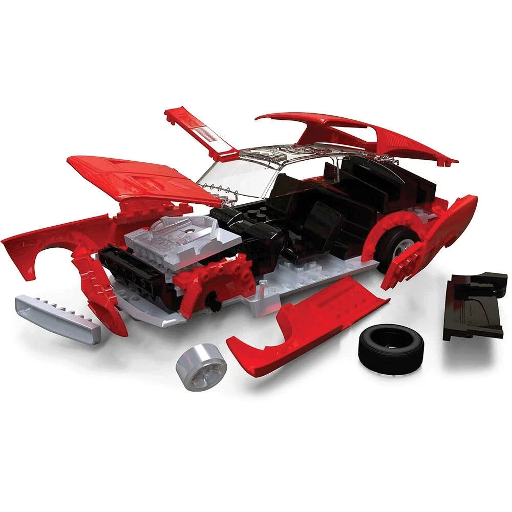 Airfix QUICKBUILD J6031 VW Kever 'Flower Power' autobouwset voor kinderen 6 , bouwspeelgoed voor jongens en meisjes, modelbouw zonder lijm - klassieke auto-geschenken, kunststof modelkits