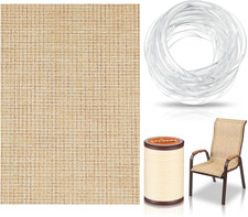 Patio Chair Replacement Fabric Set - 55x79" Sling Vinyl Sewing Thread