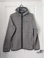 Rab Quest Grey Hoody Outdoor Hiking Walking Jacket Poleretic Fleece Size Medium 