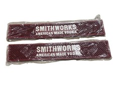 Smithworks American Made Vodka Bar Rail Spill Mat Red Set Of 2