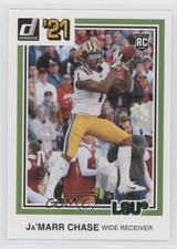 2021 Panini Chronicles Draft Picks Donruss Retro Green Ja'Marr Chase #36 w5b