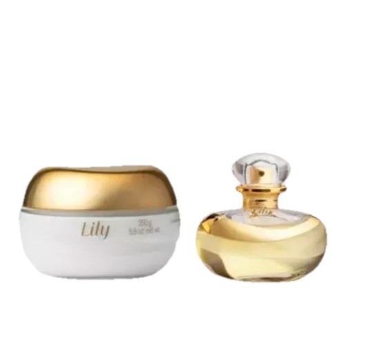 O Boticário Kit Lily: Eau De Parfum 75ml + Satin Cream Body Deodorant 250g*