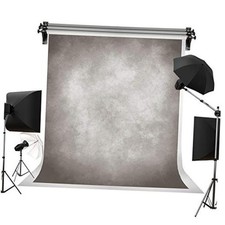 5x7ft Vintage Backdrops Abstract Portrait Photo Backdrop for Photography Grey