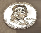 1959 Choice/ Gem  Proof  Franklin  " Blazing  Original  Luster "  #419 ~  9
