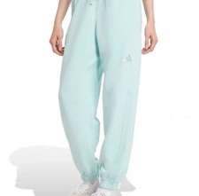 NWT adidas Essentials Cuffed Joggers Halo Mint Sz Small JW0559