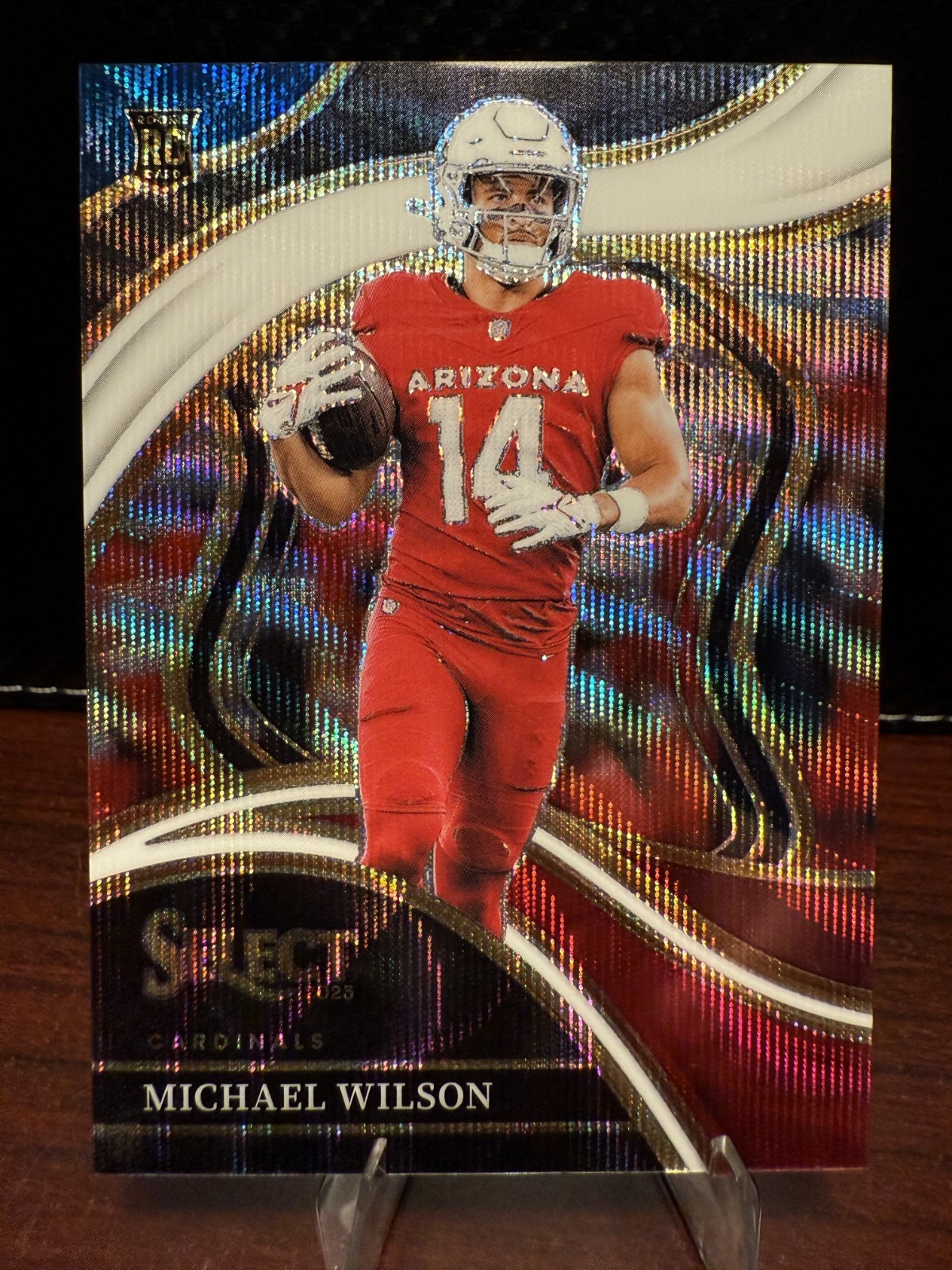 Michael Wilson Tri-Color Prizm Rookie /149-2023 Panini Select #234 Cardinals NFL