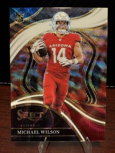 Michael Wilson Tri-Color Prizm Rookie /149-2023 Panini Select #234 Cardinals NFL