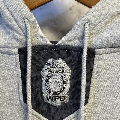 Vintage Worcester Police Department Hoodie Sweatshirt Herren Large Massachusetts - Bild 4 von 13