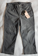 NYDJ Slim Straight Crop Jeans - Palmas - Curves 360 - Size 6 - NWT