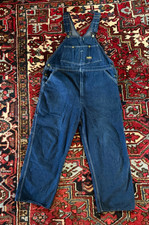Vintage Oshkosh B'gosh Vestbak Union Made USA Adult Bib Overalls Waist 40 - 42