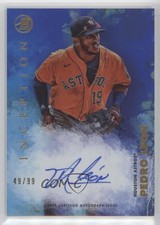 2021 Bowman Inception Blue Foil 49/99 Pedro Leon #PA-PL Auto 13c1