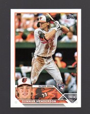 2023 Topps GUNNER HENDERSON - Baltimore ORIOLES - ROOKIE CARD # 206