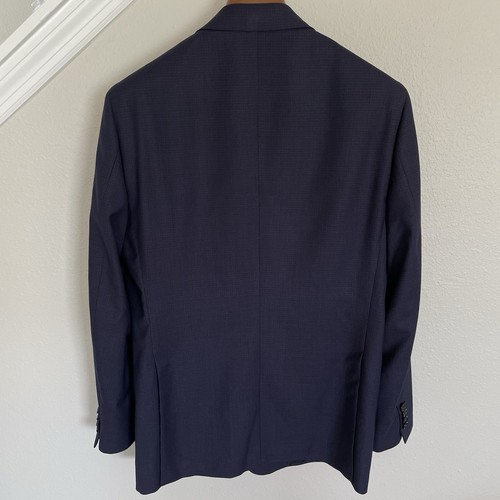 CURRENT BRIONI Blazer Navy VENTIQUATTRO 42R / 52R LNWOT Virgin Wool Silk Ravello - Picture 4 of 24