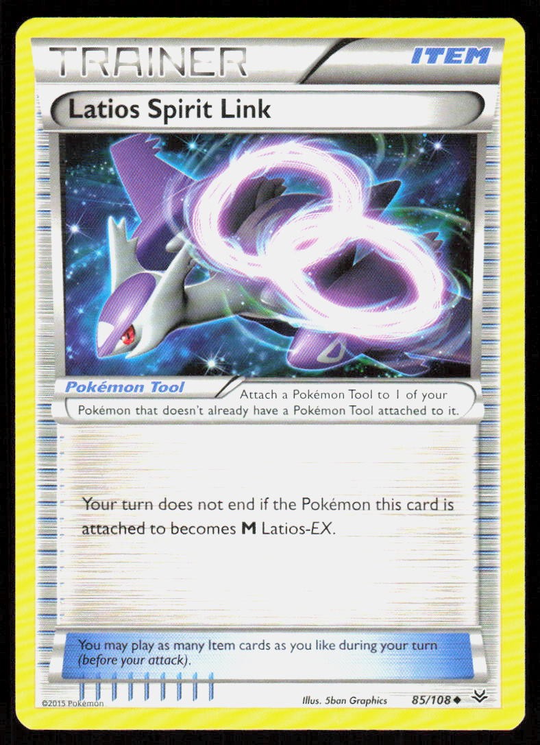 Latios Spirit Link 85/108 Uncommon Roaring Skies Pokemon Lightly Played