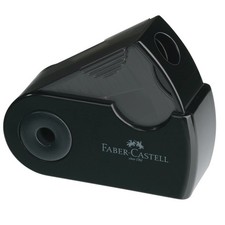 Spitzer Klappspitzdose MINI schwarz Faber-Castell 182710 Anspitzer für Bleistift