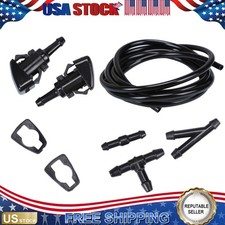 Windshield Washer Nozzles Kit, Front Windshield Spray Nozzles Wiper Spray Washer