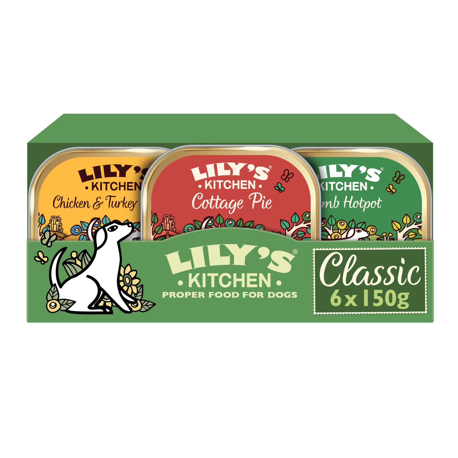 Lily's Kitchen Adult Dog Food Multipack 6 X 150G Tray - Image 2