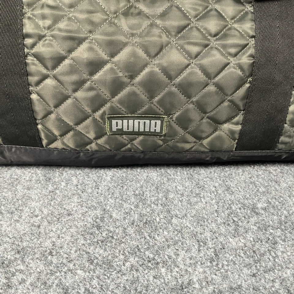 Bolso de Lona Puma Unisex Grande Acolchado Verde Oliva Viaje Gimnasio Fin de Semana Hombro Foto 4 de 4
