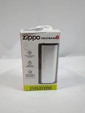 Zippo Silver Heatbank 6 Rechargeable Hand Warmer 40608