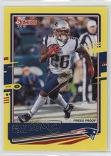 2020 Panini Donruss Dollar Tree Press Proof Yellow Sony Michel #168 2k3