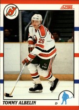 1990-91 Score Canadian #378 Tommy Albelin - HKY