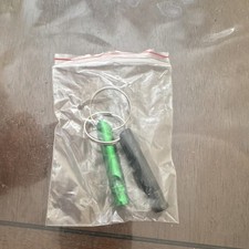 2 Aluminum Safety Whistles Lightweight for Camping Hiking
