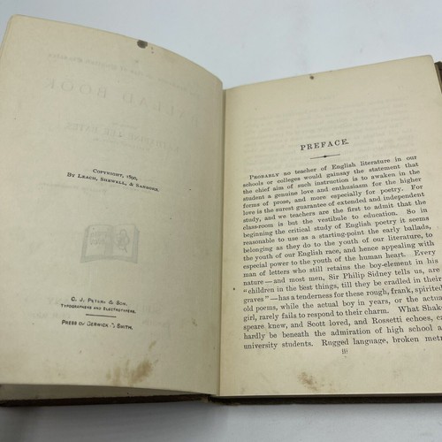 A Ballad Book by Katharine Lee Bates (1890 Hardcover) - Picture 5 of 6