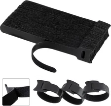 60 PCS 6 Inches Reusable Cable Ties, Adjustable Cord Straps, 6 Inches, Black 