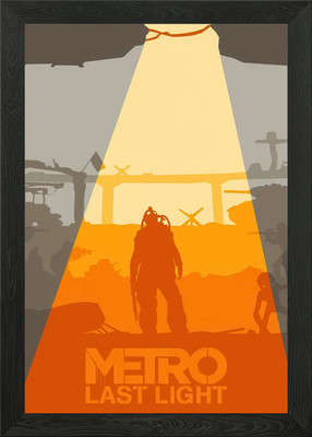 Metro Last Light Game Poster Gerahmtes Wandbild Poster Leinwanddruck Bild
