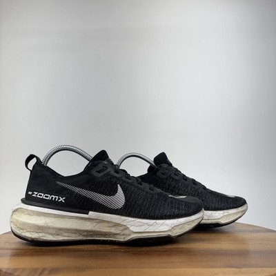 Womens Nike ZoomX Invincible 3 Black White Athletic Running Sneakers Size 8.5 M