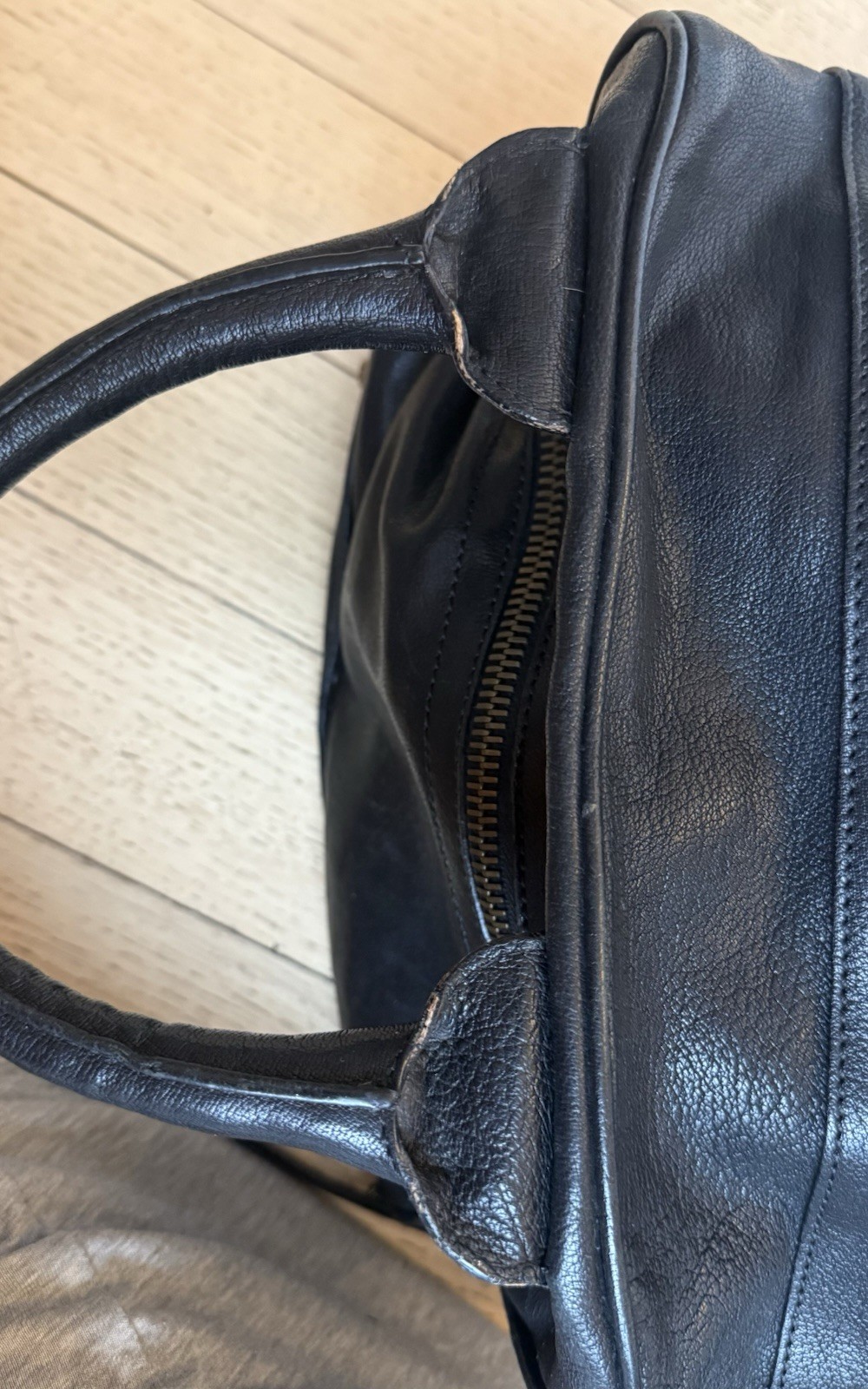 Chloe Designer Black Leather Rectangular Bag With… - image 12