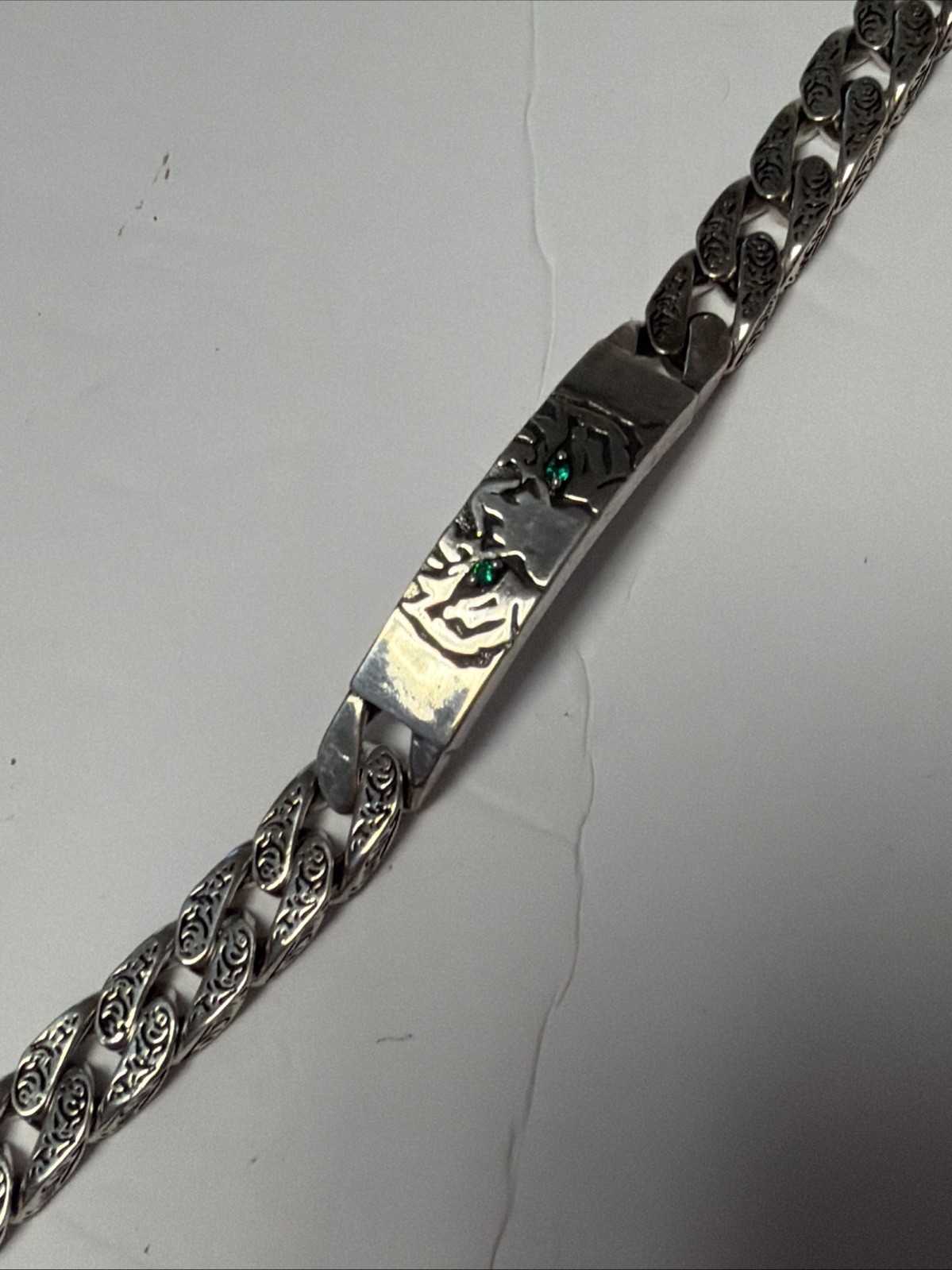 BOCAI Solid S925 Silver Bracelet Pattern Men Wome… - image 13