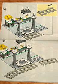 LEGO Trains (4565) Freight and Crane Railway Instruction Manual
