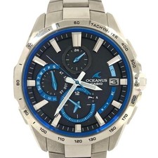 Casio Oceanus Manta S4000 OCW-S4000-1AJF Titanium Watch Black Silver Used