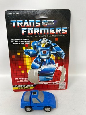 Vintage Transformers 1985 G1 Autobot FREEWAY with Card Back