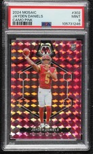 2024 Panini Mosaic Rookies Pink Camo Prizm Jayden Daniels #302 PSA 9 MINT 14dq