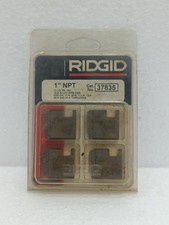 RIDGID 1 INCH NPT PIPE THREADING DIES SET CAT NO 37835 11-1/2 TPI FAST SHIP