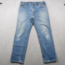 Vintage 90s Levis 509 Orange Tab Jeans Mens 36x30 Blue Denim Made in USA
