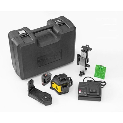 Stabila 03420 LAX 600 G Green Beam 3x360 Line Laser Level 7pc Kit