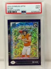 2024 Donruss Optic Bo Nix Purple Scope Rated Rookie PSA 9 #209 RC Broncos