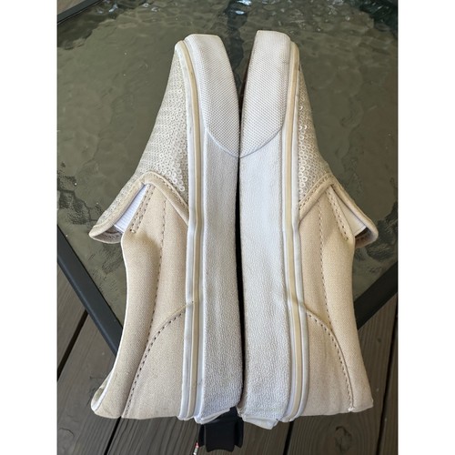 Vans Slip On Sequin Sneakers Casual Shoes Kids Size 1.5 - Picture 7 of 9