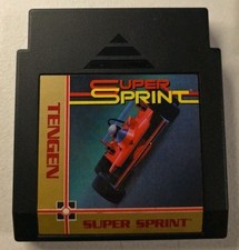 Super Sprint NES Nintendo 1989 Authentic Cartridge Arcade Racing Tested W/ Cover