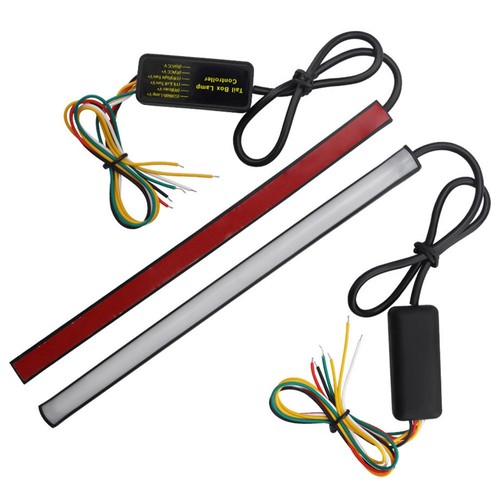 Motorcycle Tail Light with 22cm LED Strip and Sequential Signal Function - Picture 7 of 7