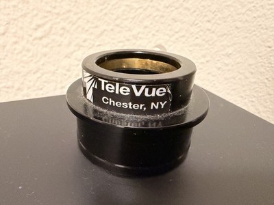 Tele Vue 2'' to 1.25'' Eyepiece Adapter - High Hat with Black Satin Finish