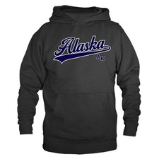 State of Alaska Swoosh AK  Pullover Hoodie