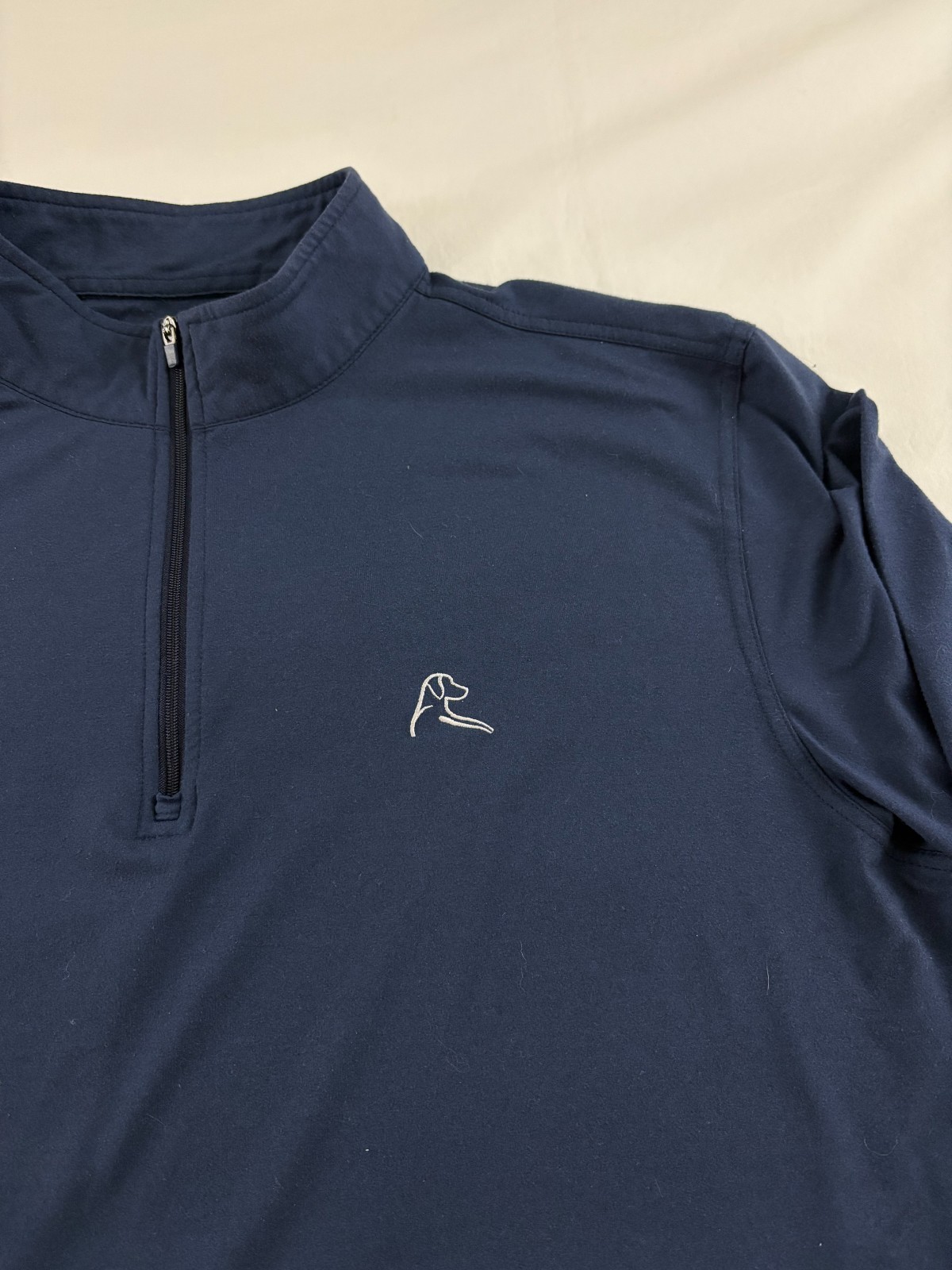 Rhoback Solid Performance Q-Zip Men's Sz. Large N… - image 3