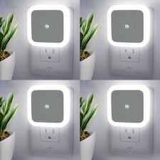 4Pack Night Lights Plug-Into Wall - Dusk to Dawn Sensor Plug in LED Nightlight 5