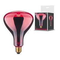 GlüHbirne Infrarot E27 230V 110Lm 250W 1000K Dimmbar Rot