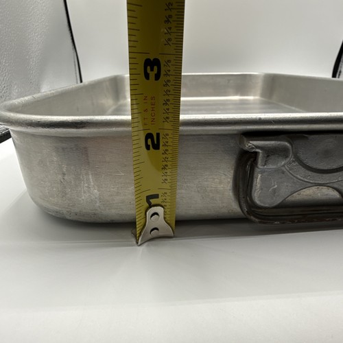 Lincoln Wear-Ever n. 4455 Teglia da Forno e Arrosto con Manici 18,5" X 12,5 Buone Condizioni! - Foto 16 di 18