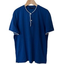 Uniqlo x Theory Men's Blue Dress Shirt M Good Condition